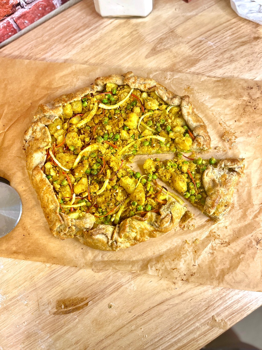 Samosa Inspired Galette