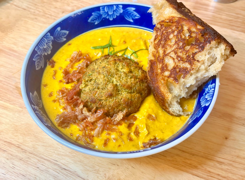 Butternut Squash Crab&nbsp;Bisque