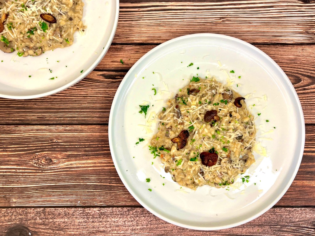 mushroom risotto