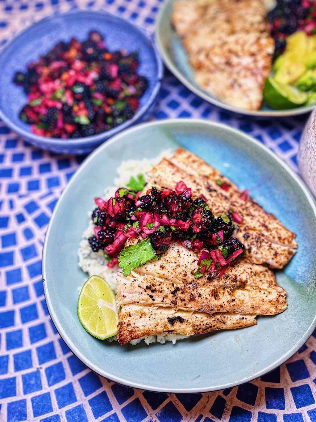 Quick Halibut & Blackberry Salsa: Easy Summer&nbsp;Dish